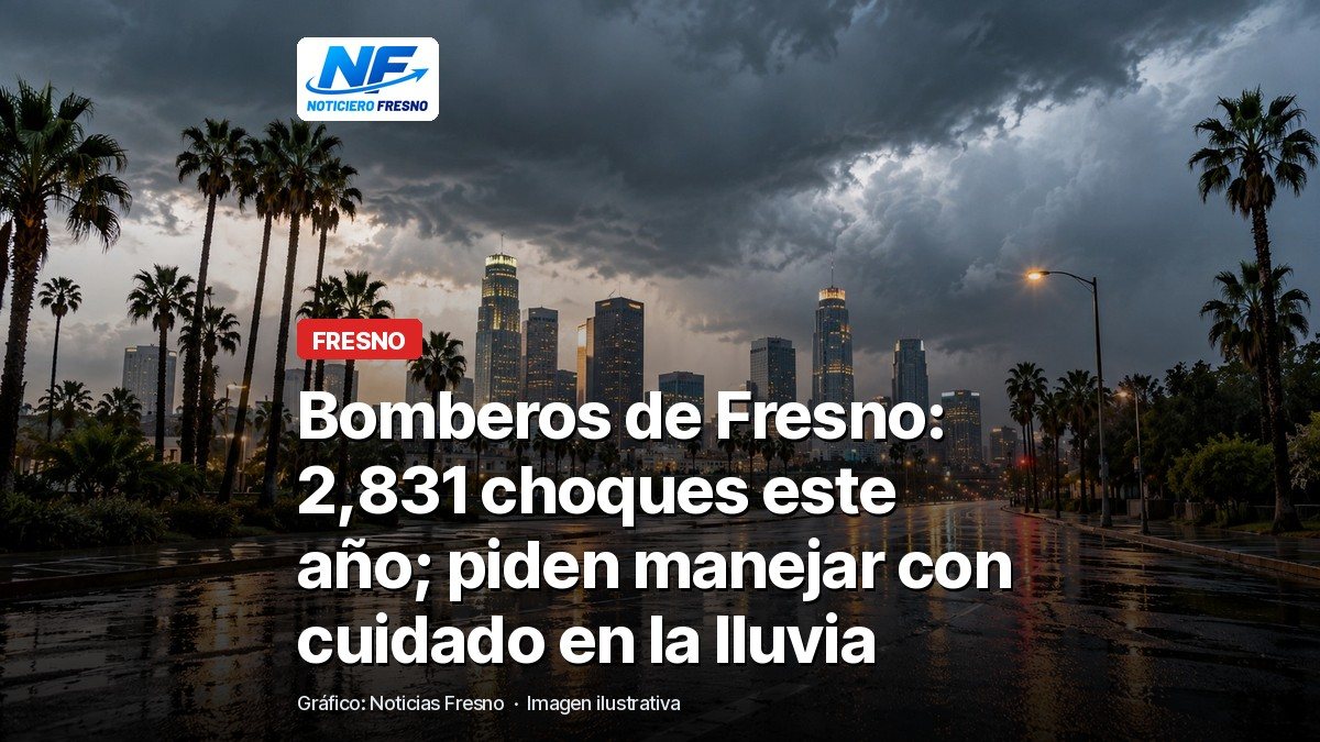 Calle mojada por la lluvia, imagen ilustrativa, con el titular de la nota