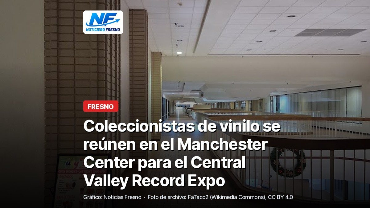Interior del Manchester Center de Fresno, sede del Central Valley Record Expo