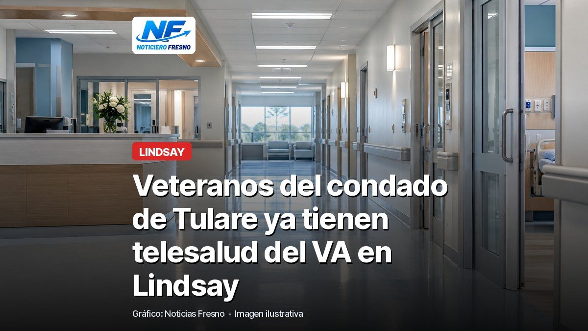 Imagen ilustrativa de un pasillo de clínica con el titular de la nota