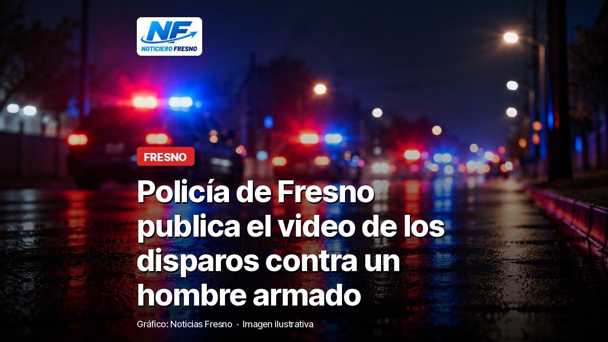 Luces de una patrulla de policía de noche, imagen ilustrativa con el titular de la nota